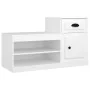 Weißer Schuhschrank aus Sperrholz, 100 x 42 x 60 cm von vidaXL, Schuhregale und Schuhorganisatoren - Ref: Foro24-816416, Prei...