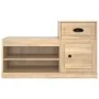 Schuhregal aus Sonoma-Eichensperrholz, 100 x 42 x 60 cm von vidaXL, Schuhregale und Schuhorganisatoren - Ref: Foro24-816419, ...