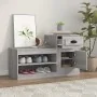 Shoe cabinet made of gray Sonoma plywood 100x42x60 cm by vidaXL, Shoe racks and shoe organizers - Ref: Foro24-816422, Price: ...