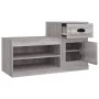 Shoe cabinet made of gray Sonoma plywood 100x42x60 cm by vidaXL, Shoe racks and shoe organizers - Ref: Foro24-816422, Price: ...