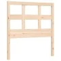 Estructura de cama con cabecero madera maciza 90x200 cm de vidaXL, Camas y somieres - Ref: Foro24-3194816, Precio: 90,05 €, D...
