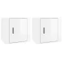 Nightstands 2 units glossy white 50x39x47 cm by vidaXL, Lockers and storage cabinets - Ref: Foro24-816693, Price: 46,49 €, Di...