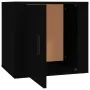 Mesita de noche color negro 50x39x47 cm de vidaXL, Taquillas y armarios de almacenamiento - Ref: Foro24-816690, Precio: 35,67...
