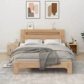 Nightstands 2 units Sonoma oak color 50x39x47 cm by vidaXL, Lockers and storage cabinets - Ref: Foro24-816695, Price: 60,29 €...