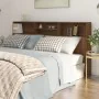 Oak brown headboard cabinet 200x19x103.5 cm by vidaXL, Headboards and footboards - Ref: Foro24-817260, Price: 89,01 €, Discou...