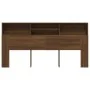 Eichenbrauner Kopfteilschrank 200x19x103,5 cm von vidaXL, Kopf- und Fußteile - Ref: Foro24-817260, Preis: 87,45 €, Rabatt: %