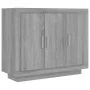 Sonoma graues Sperrholz-Sideboard 92x35x75 cm von vidaXL, Sideboards - Ref: Foro24-817241, Preis: 89,83 €, Rabatt: %