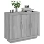 Sonoma graues Sperrholz-Sideboard 92x35x75 cm von vidaXL, Sideboards - Ref: Foro24-817241, Preis: 89,83 €, Rabatt: %
