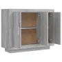 Sonoma graues Sperrholz-Sideboard 92x35x75 cm von vidaXL, Sideboards - Ref: Foro24-817241, Preis: 89,83 €, Rabatt: %