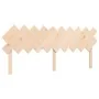Bed frame with solid wood headboard 200x200 cm by vidaXL, Beds and slatted bases - Ref: Foro24-3195306, Price: 145,37 €, Disc...