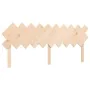 Estructura de cama con cabecero madera maciza 200x200 cm de vidaXL, Camas y somieres - Ref: Foro24-3195306, Precio: 145,35 €,...