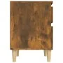 Mesitas de noche 2 unidades roble ahumado 40x35x50 cm de vidaXL, Taquillas y armarios de almacenamiento - Ref: Foro24-821837,...