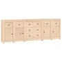 Sideboard aus massivem Kiefernholz, 230 x 35 x 80 cm von vidaXL, Sideboards - Ref: Foro24-3114094, Preis: 332,69 €, Rabatt: %