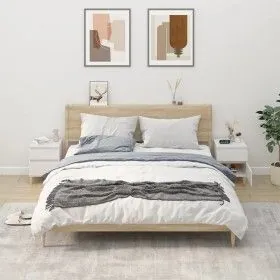 Nachttische 2 Einheiten weiß 40x35x50 cm von vidaXL, Schließfächer und Lagerschränke - Ref: Foro24-821827, Preis: 87,05 €, Ra...