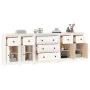 Solid white pine wood sideboard 230 x 35 x 80 cm by vidaXL, Sideboards - Ref: Foro24-3114095, Price: 396,29 €, Discount: %