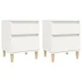 Nightstands 2 units white color 40x35x50 cm by vidaXL, Lockers and storage cabinets - Ref: Foro24-821827, Price: 87,05 €, Dis...