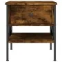 Smoked oak engineered wood bedside table 40x42x45 cm by vidaXL, Nightstands - Ref: Foro24-825957, Price: 49,25 €, Discount: %