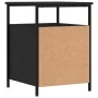 Nachttisch aus schwarzem Ingenieurholz 44x45x60 cm von vidaXL, Nachttische - Ref: Foro24-826003, Preis: 71,47 €, Rabatt: %