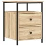 Sonoma oak engineered wood bedside table 44x45x60 cm by vidaXL, Nightstands - Ref: Foro24-826005, Price: 61,64 €, Discount: %