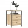 Sonoma oak engineered wood bedside table 44x45x60 cm by vidaXL, Nightstands - Ref: Foro24-826005, Price: 61,64 €, Discount: %
