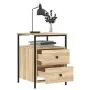 Sonoma oak engineered wood bedside table 44x45x60 cm by vidaXL, Nightstands - Ref: Foro24-826005, Price: 61,64 €, Discount: %