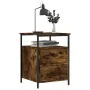 Nachttisch aus geräuchertem Eichenholzwerkstoff, 44 x 45 x 60 cm von vidaXL, Nachttische - Ref: Foro24-826007, Preis: 53,34 €...