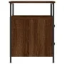 Oak brown engineered wood bedside table 44x45x60 cm by vidaXL, Nightstands - Ref: Foro24-826011, Price: 62,65 €, Discount: %