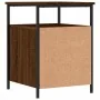 Oak brown engineered wood bedside table 44x45x60 cm by vidaXL, Nightstands - Ref: Foro24-826011, Price: 62,65 €, Discount: %