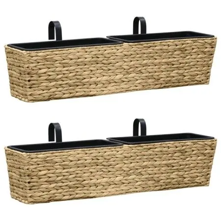 Set of 2-unit water hyacinth planters by vidaXL, Pots and planters - Ref: Foro24-45580, Price: 94,38 €, Discount: %
