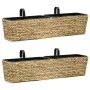 Set of 2-unit water hyacinth planters by vidaXL, Pots and planters - Ref: Foro24-45580, Price: 94,38 €, Discount: %