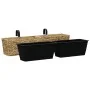 Set of 2-unit water hyacinth planters by vidaXL, Pots and planters - Ref: Foro24-45580, Price: 94,38 €, Discount: %