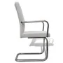 Cantilever dining chairs 6 units white synthetic leather by vidaXL, dining chairs - Ref: Foro24-270165, Price: 504,07 €, Disc...