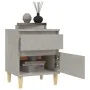 Bedside tables 2 units concrete gray 40x35x50 cm by vidaXL, Lockers and storage cabinets - Ref: Foro24-821835, Price: 84,37 €...