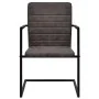Cantilever dining chairs 6 units brown artificial leather by vidaXL, dining chairs - Ref: Foro24-272414, Price: 533,48 €, Dis...