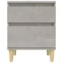 Bedside tables 2 units concrete gray 40x35x50 cm by vidaXL, Lockers and storage cabinets - Ref: Foro24-821835, Price: 84,37 €...