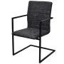 Sillas voladizas de comedor 6 unidades cuero sintético negro de vidaXL, Sillas de comedor - Ref: Foro24-272416, Precio: 660,5...
