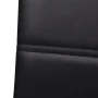 Sillas voladizas de comedor 6 unidades cuero sintético negro de vidaXL, Sillas de comedor - Ref: Foro24-272420, Precio: 331,5...