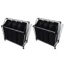 Laundry separator with bags 2 units black and gray by vidaXL, Laundry baskets - Ref: Foro24-276041, Price: 69,41 €, Discount: %