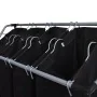 Laundry separator with bags 2 units black and gray by vidaXL, Laundry baskets - Ref: Foro24-276041, Price: 69,41 €, Discount: %