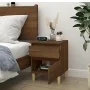 Brown oak bedside table 40x35x50 cm by vidaXL, Lockers and storage cabinets - Ref: Foro24-821840, Price: 41,52 €, Discount: %