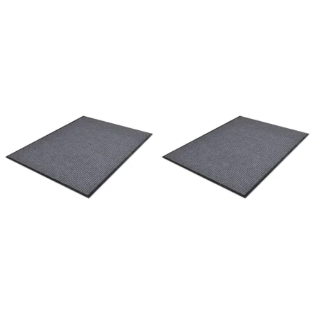 PVC doormats 2 units gray 90x60 cm by vidaXL, Doormats - Ref: Foro24-278748, Price: 40,45 €, Discount: %
