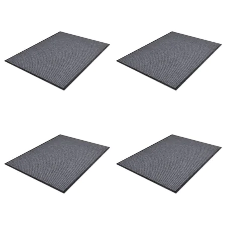 PVC-Fußmatten 4 Einheiten grau 90x60 cm von vidaXL, Fußmatten - Ref: Foro24-278749, Preis: 73,48 €, Rabatt: %