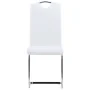 Sillas voladizas de comedor 6 unidades cuero sintético blanco de vidaXL, Sillas de comedor - Ref: Foro24-278835, Precio: 445,...