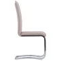 Cantilever dining chairs 6 pcs cappuccino synthetic leather by vidaXL, dining chairs - Ref: Foro24-278836, Price: 477,39 €, D...