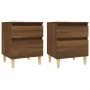 Nightstands 2 units brown oak 40x35x50 cm by vidaXL, Lockers and storage cabinets - Ref: Foro24-821841, Price: 66,03 €, Disco...