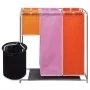 Dirty clothes basket 2 units 3 sections with washing bucket by vidaXL, Laundry baskets - Ref: Foro24-3051492, Price: 57,66 €,...