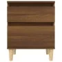 Nachttische 2 Einheiten braune Eiche 40x35x50 cm von vidaXL, Schließfächer und Lagerschränke - Ref: Foro24-821841, Preis: 65,...