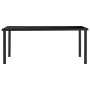 Juego de comedor 9 piezas cuero sintético negro de vidaXL, muebles para cocinas y comedores - Ref: Foro24-3053112, Precio: 88...
