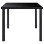 Juego de comedor 9 piezas cuero sintético negro de vidaXL, muebles para cocinas y comedores - Ref: Foro24-3053112, Precio: 88...