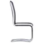 Juego de comedor 9 piezas cuero sintético negro de vidaXL, muebles para cocinas y comedores - Ref: Foro24-3053112, Precio: 88...